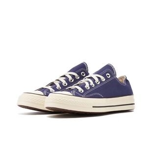 Chuck CONVERSE 男女同款 蓝色低帮帆布鞋 A04592C 1970sPlus