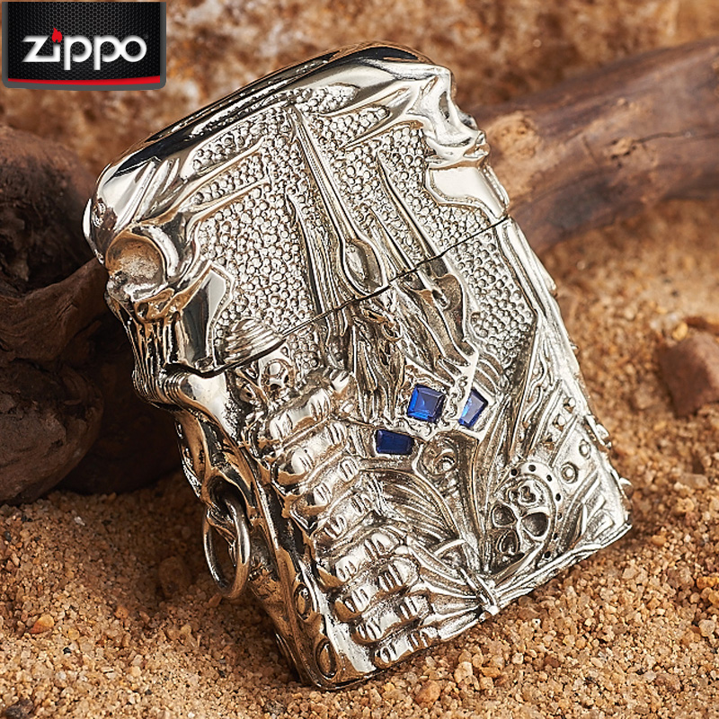 原裝正品zippo打火機 魔獸世界巫妖王之怒 限量正版浮雕藏銀ZIPPO