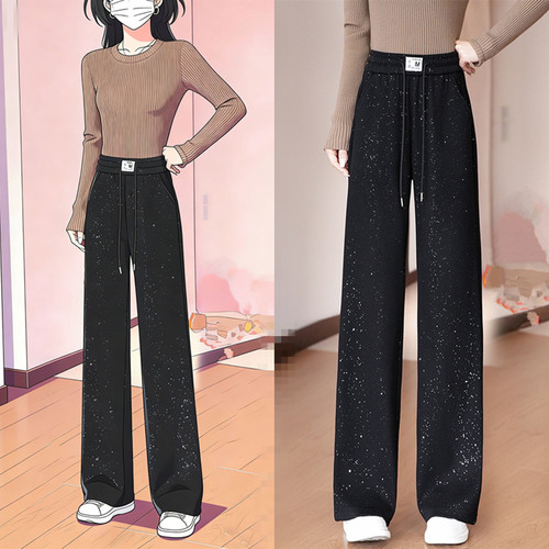 显瘦百搭春夏爆款阔腿裤女直筒裤