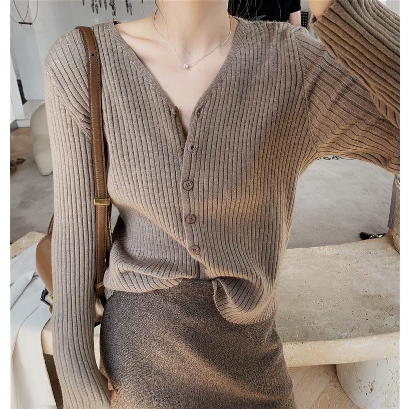 很仙的针织开衫毛衣外套女年春秋季新款东大门显瘦软糯上衣女