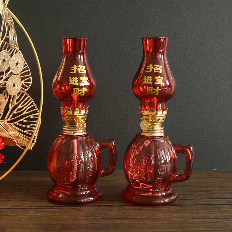 婚庆入宅老式家用煤油灯