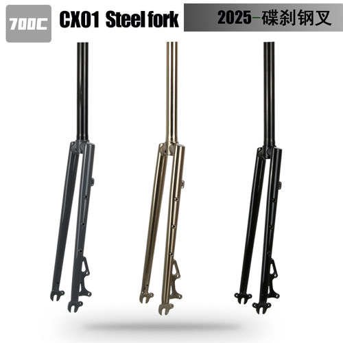 海啸CX01珞钼钢直管碟刹29寸前叉