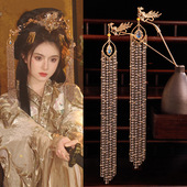 古风发饰发钗长流苏步摇百搭气质手工汉服配饰日常复古宫廷头饰