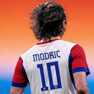 足球服 2026克罗地亚队主场球衣10号莫德里奇20号伊万诺维奇球迷版