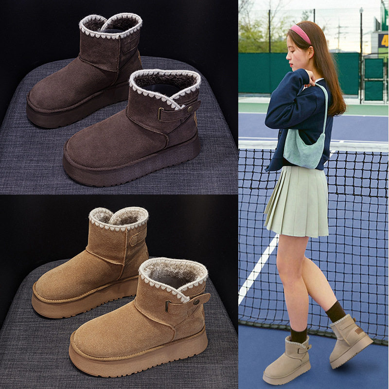 保暖雪地靴短靴舒适冬季韩版