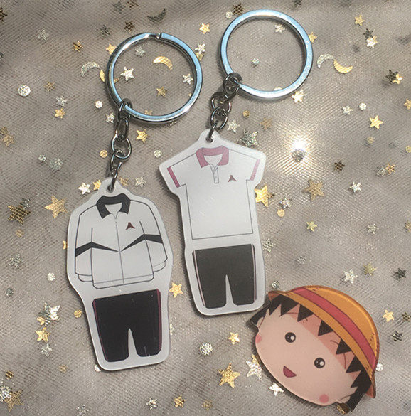 汕头市金园实验中学 龙湖实验中学校服钥匙扣