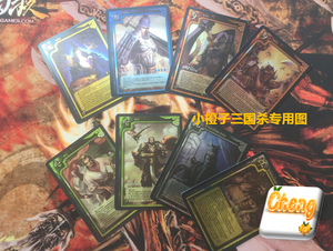 正版桌游 三国杀英文版英文林扩展包闪卡林全套8张曹丕贾诩鲁肃