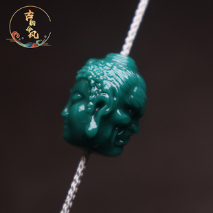 雪巴琉璃果冻料一念之间吊坠背云腰珠隔珠菩提手长串diy文玩配饰