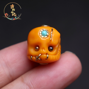 雪巴琉璃果冻料一念之间阿呆腰珠隔珠菩提手串108长串diy文玩配饰