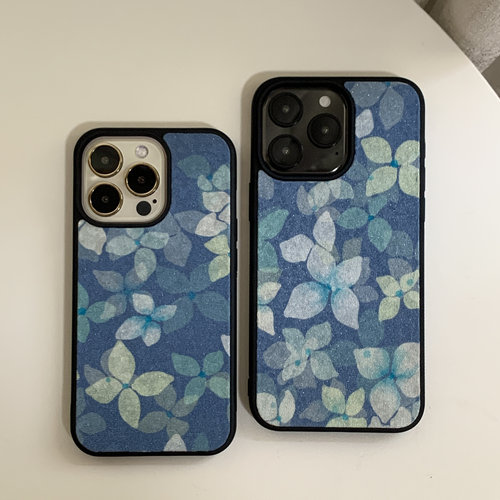 细闪凉感丝绸手工布艺手机壳定制