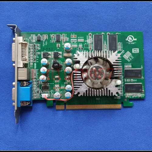 WT GF7100GS 256MB DDR PCI-E AGP显卡 P262-C01 功能完好 议价