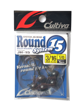 日本原装欧纳owner JH-15球型铅头钩 软虫路亚鱼钩 带血槽钩11565