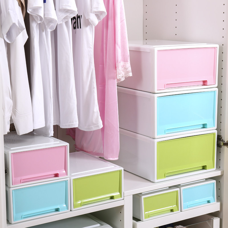 Drawer Plastic Storage box multi-storey Free combination Storage wardrobe bedside cupboard quilt clothes transparent Finishing Boxin the Storage consolidation , Home Storage appliances , Storage box , Storage box  category - from Buy2taobao.com to provide professional Taobao agent buy service