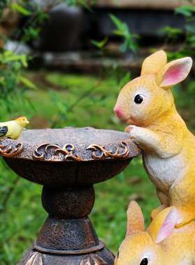 太阳能发光摆件树脂引路夜灯花园