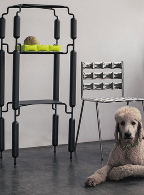 波兰原装进口 艺术家Mati置物架家用落地收纳架包豪斯陈列展示架