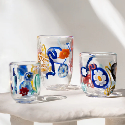 意大利Fant手工玻璃杯子小众水杯