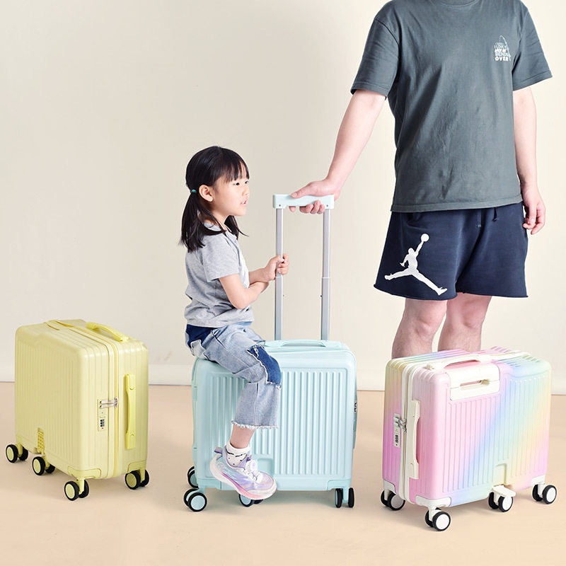 儿童可坐骑行李箱女孩小型轻便20寸登机小学生拉杆箱旅行密码皮箱