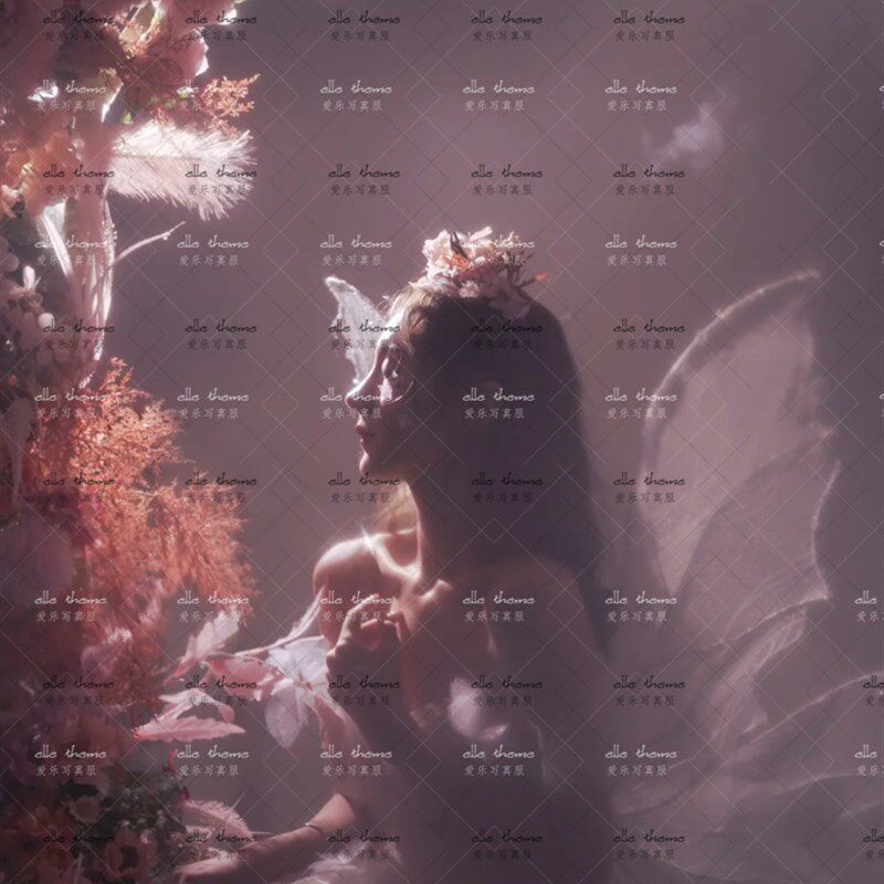 2021新品森系仙女性感轻纱短裙花仙子艺术精灵写真服影楼主题服装