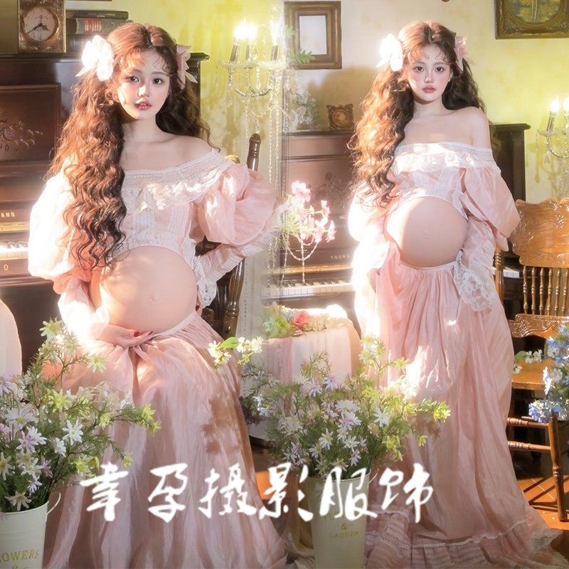 孕妇照服装影楼主题法式复古油画风氛围感孕妈咪大肚照写真摄影服,个性定制/设计服务/DIY,动漫/cos制服定制/加工,淘宝优惠券,粉丝福利购,淘宝优惠卷