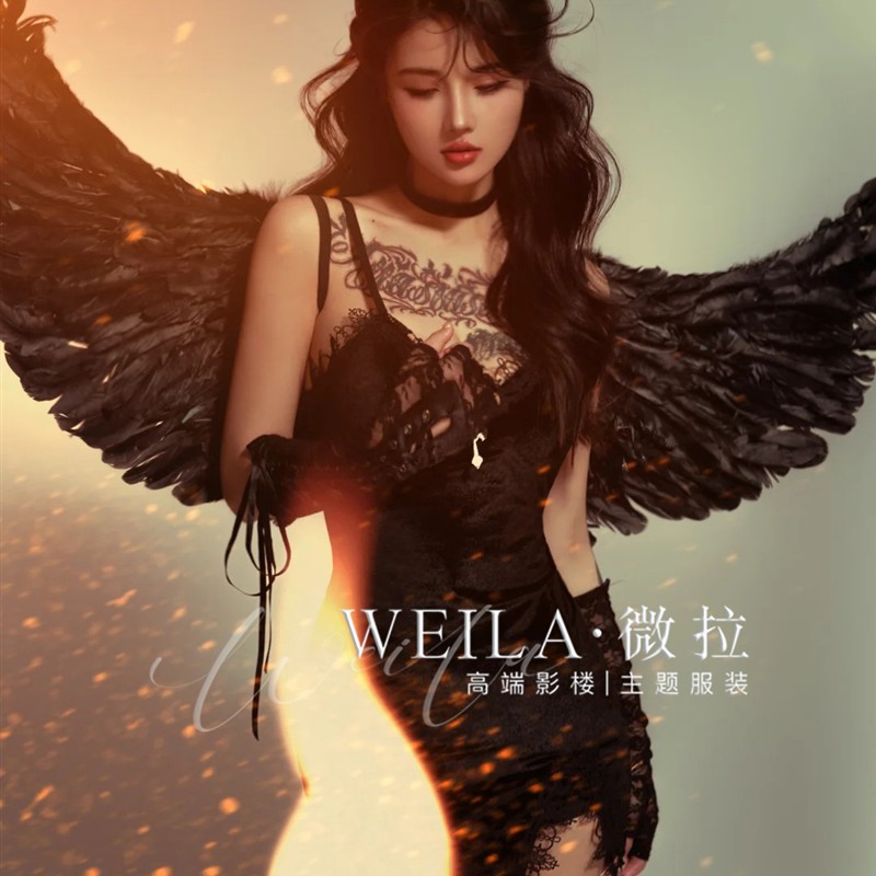 万圣节欧美性感夜店辣妹暗黑恶魔精灵COS舞台演出服写真影楼服装