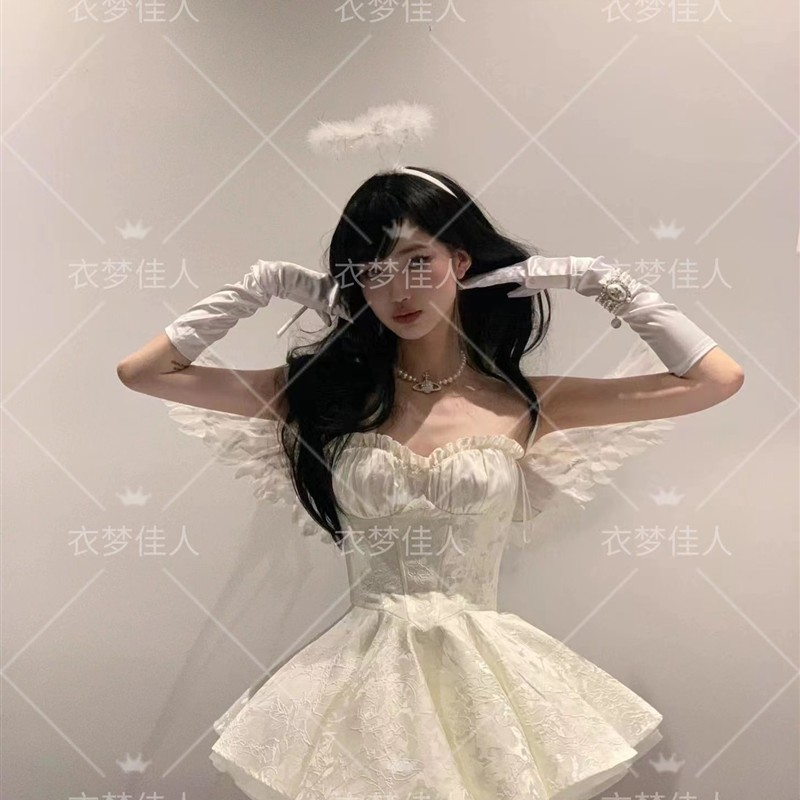影楼新款天使魔女精灵写真主题摄影服 cosplay万圣节舞会演出礼服