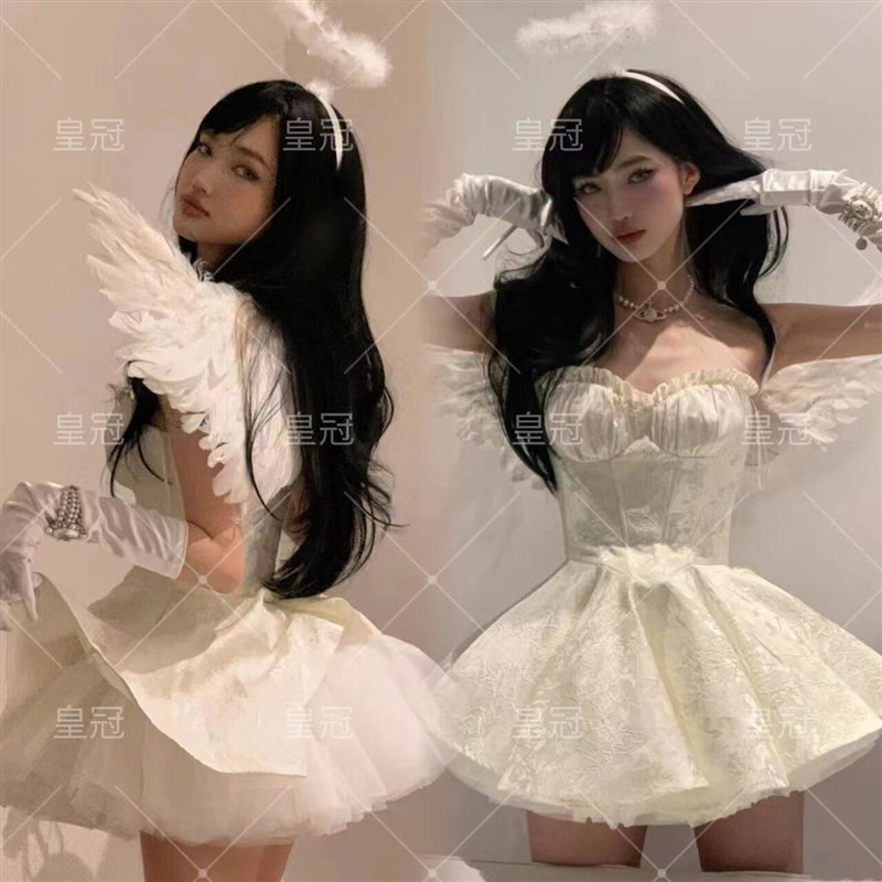 影楼新款天使魔女精灵写真主题摄影服 cosplay万圣节舞会演出礼服