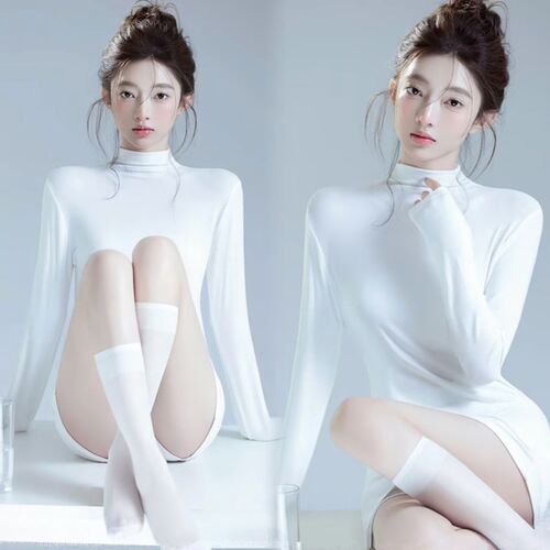 春日新款个人拍照主题韩系甜美小清新少女吊带裙艺术照摄影服装