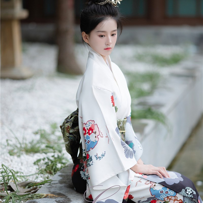 和服女正装传统中国风振袖大气日式和风浴衣改良夏季神明少女写真