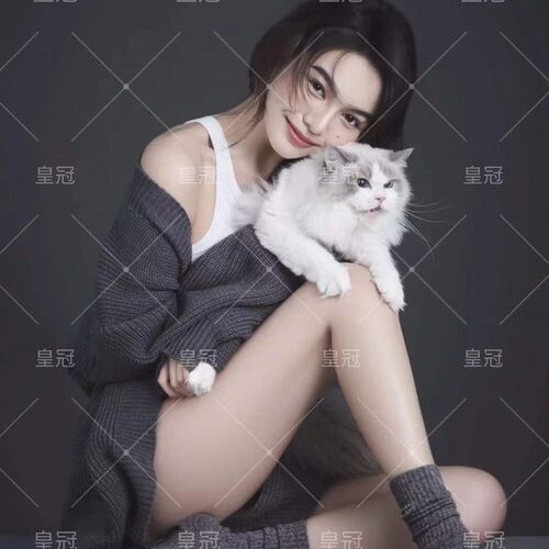 影楼工作室摄影慵懒系纯欲风毛衣开衫女孩私房艺术照主题写真服装