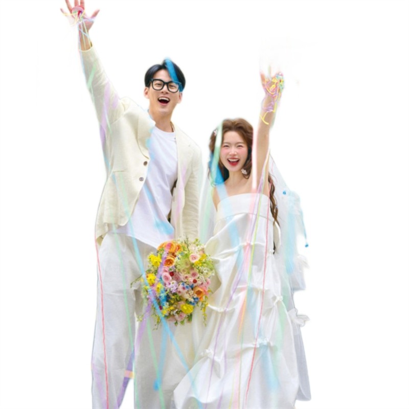 照相馆拍照服装法式复古缎面白色抹胸洋装高级旅拍晨袍女订婚礼服