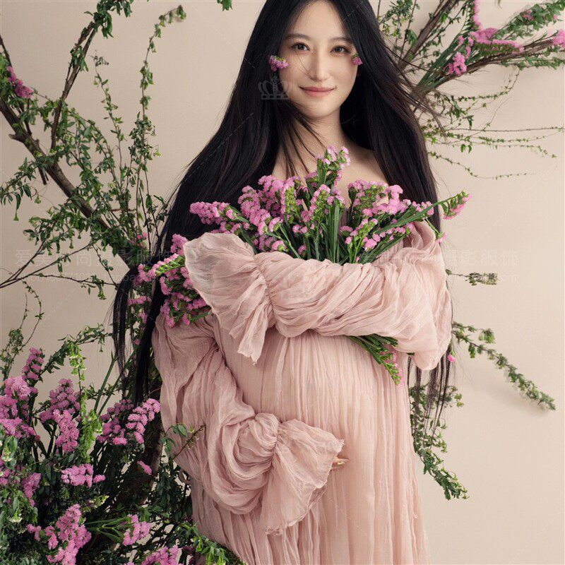 影楼主题孕妇照服装森系仙气氛围感唯美连衣裙孕妈艺术照摄影服装