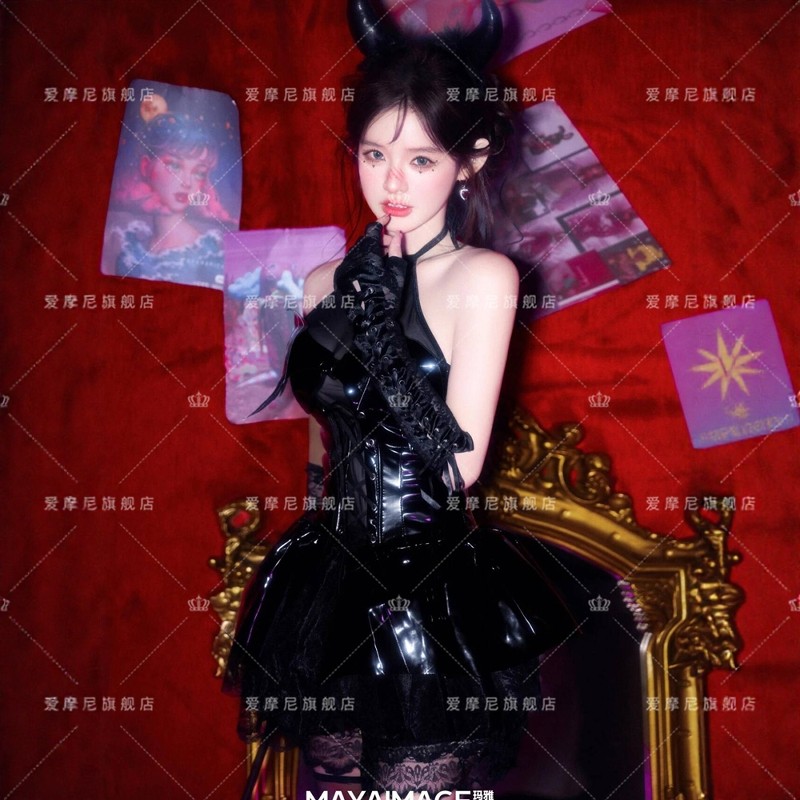 暗黑天使精灵少女写真主题服装时尚辣妹小恶魔COS夜店DS舞台演出