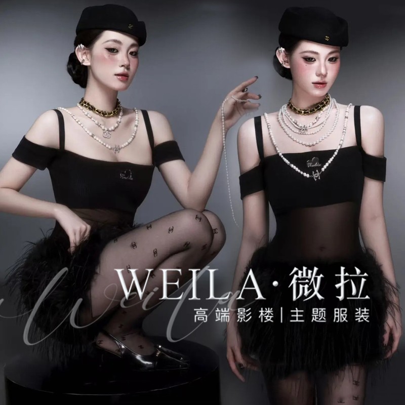 2026秀英明星同款辣妹女团性感杂志写真影楼拍摄服装 舞台演出服