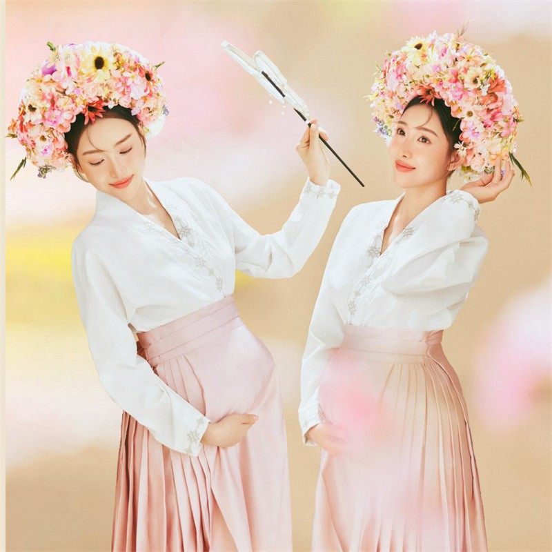 新款影楼孕妇照服装花房小清新连衣裙纯欲孕妈咪大肚照衣服在家拍,男装,其他民族服装,淘宝优惠券,粉丝福利购,淘宝优惠卷