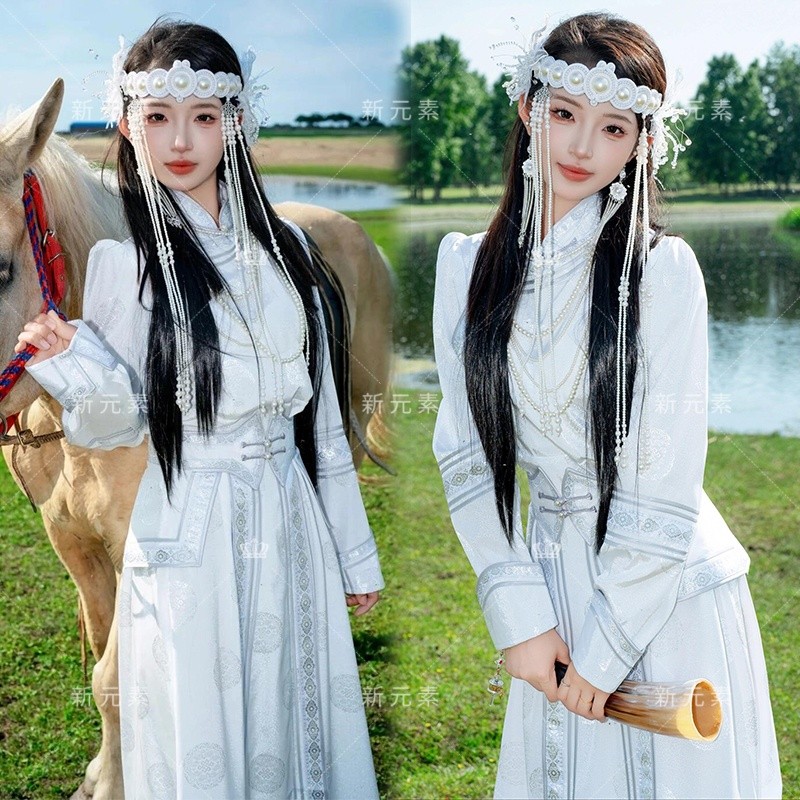 2025新款蒙古公主旅拍云南服装蒙古摄影旅拍少数民族西藏写真衣服