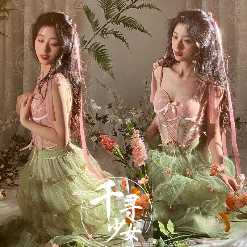 个人写真服装女影楼主题夏季小清新性感少女纯欲私房摄影艺术拍照