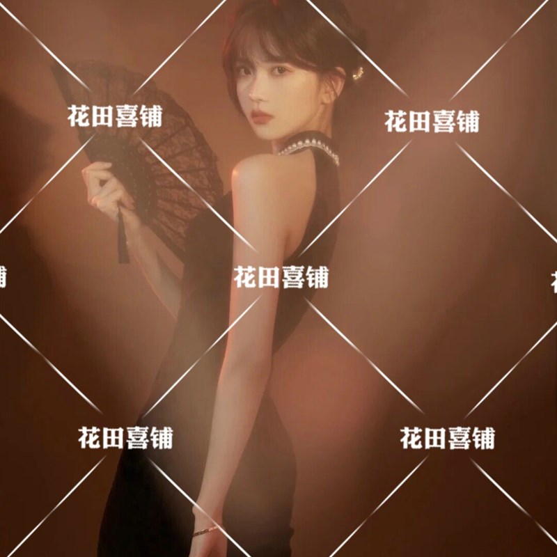 复古修身影楼写真服民国军阀太太蕾丝旗袍老上海改良中国风旗袍