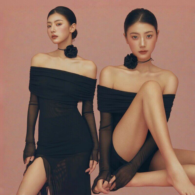 2026影楼新款个性肖像写真主题服装时尚杂志风个人形象照摄影服饰