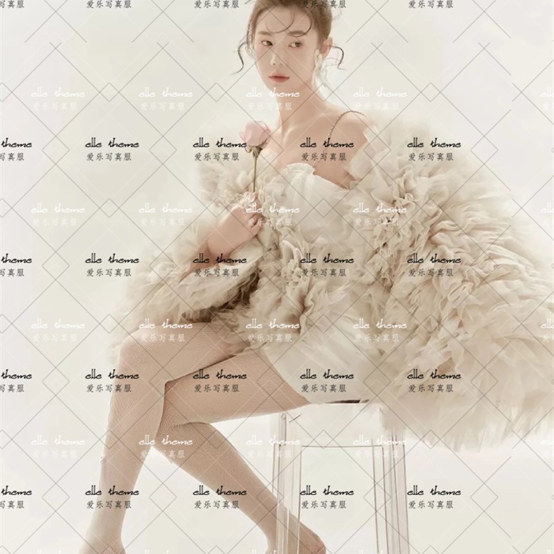 2022新款性感私房杂志风唯美艺术形象照写真影楼服装 舞台演出服