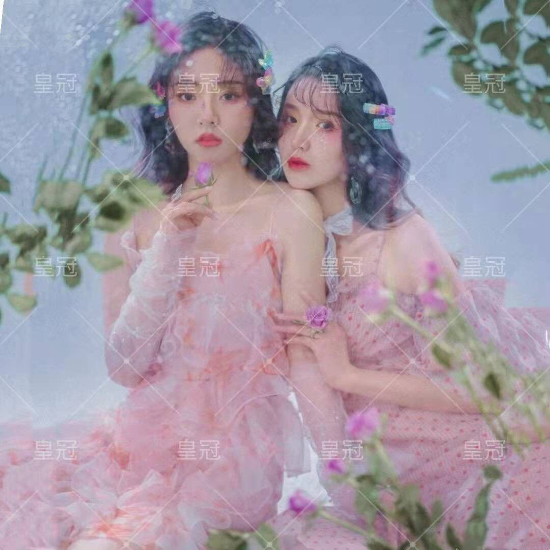 姐妹写真服装时尚可爱少女私房照小清新照相馆闺蜜甜美艺术照纯欲