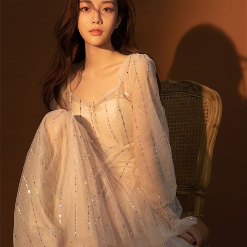 2020新款影楼艺术照主题仙女小清新女生拍照唯美个人写真摄影服装