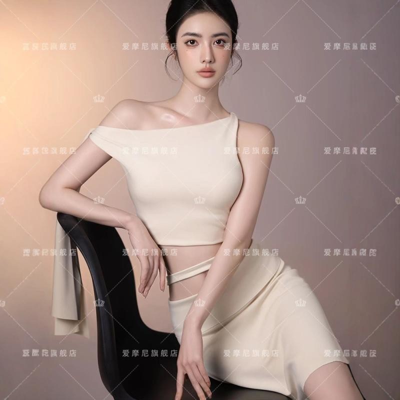 御姐风格写真服装极简风性感私房服装 高级感民族风摄影服装