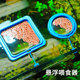 鱼缸喂食器水族箱鱼食投食器喂食圈小型鱼热带孔雀饲料浮力投喂器