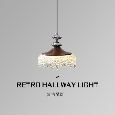法式复古风餐厅可升降吊灯