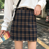 Plaid skirts 2019 Early spring Korean Edition Versatile chic Paige Show thin leisure time Package hip Short skirt student