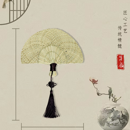 流苏古典中国风中式蒲扇纯手工