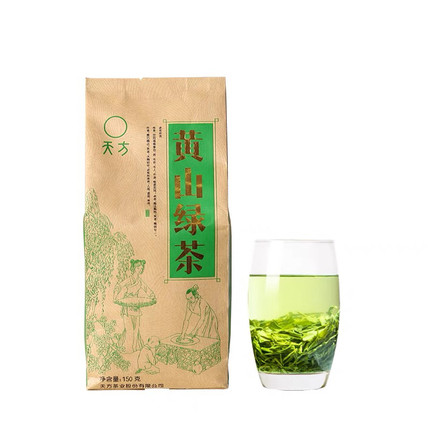 安徽天方茶叶150g黄山绿茶春茶高山雨前新茶散装袋装手工茶口粮茶