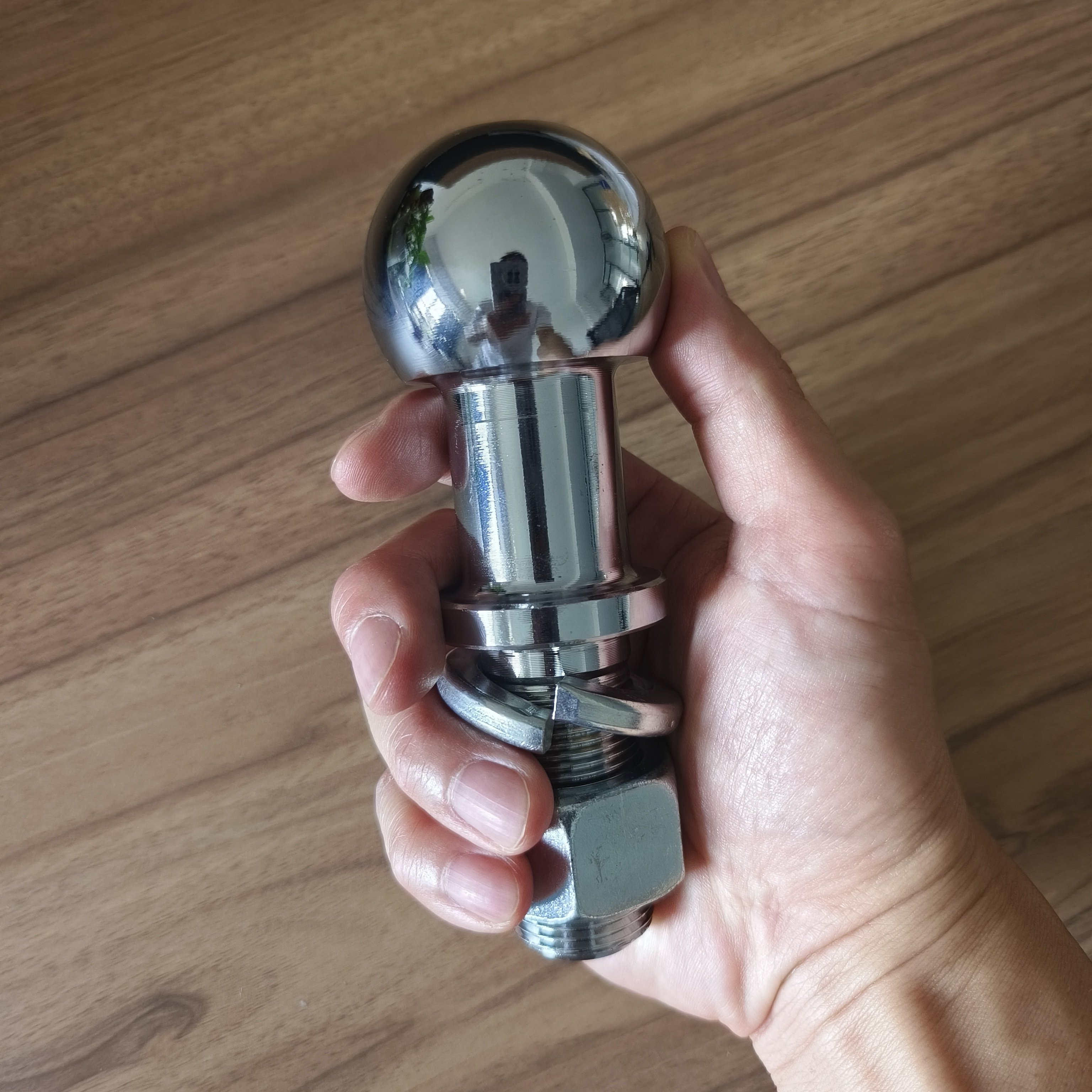 拓乐自行车架专用长脖子球头 欧式50mm球头 卡式自行车架拖挂球头