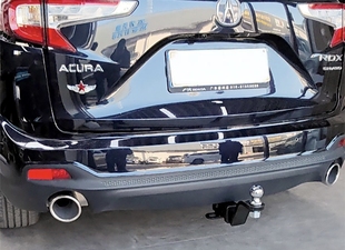 讴歌RDX适用加装方口拖车杠 汽车后挂改装拖车钩自行车架对插接口