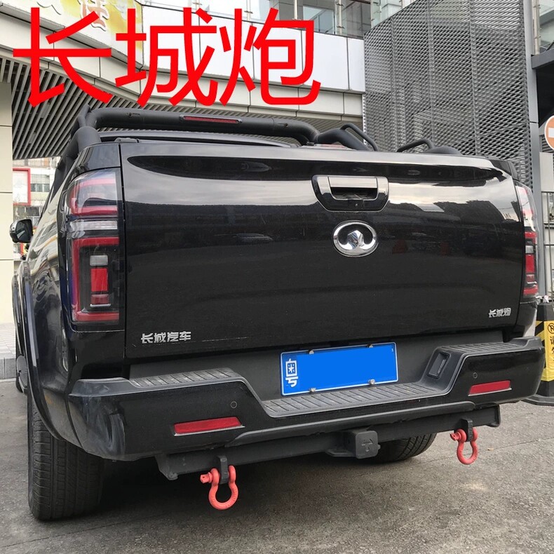 长城炮皮卡专用方口拖车杠 美式拖钩 越野拖挂流氓钩 房车牵引钩